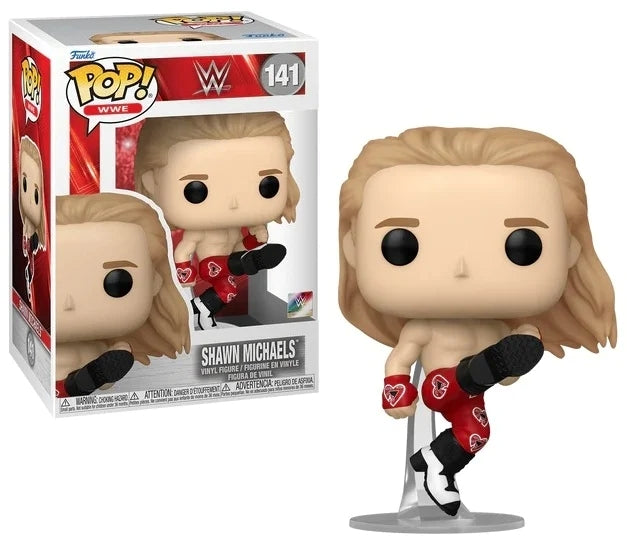FUNKO POP WWE: WWE- Heartbreak Kid (Sweet Chin Music) 9 cm - Disponibile in 2/3 giorni lavorativi Funko