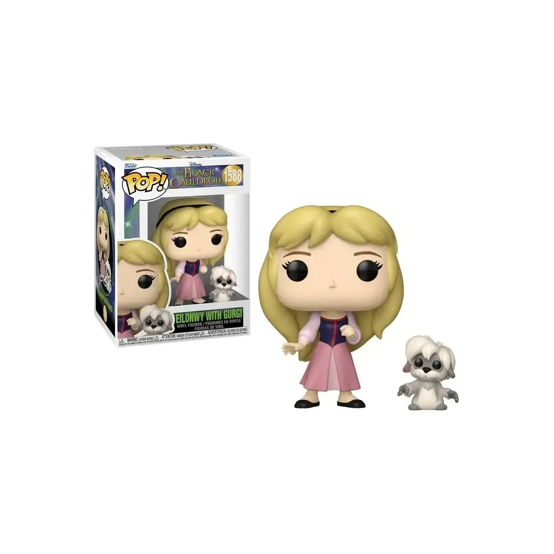 FUNKO POP&Buddy: Taron e la pentola magica- Eilonwy w/Gurgi 9 cm - Disponibile in 2/3 giorni lavorativi Funko