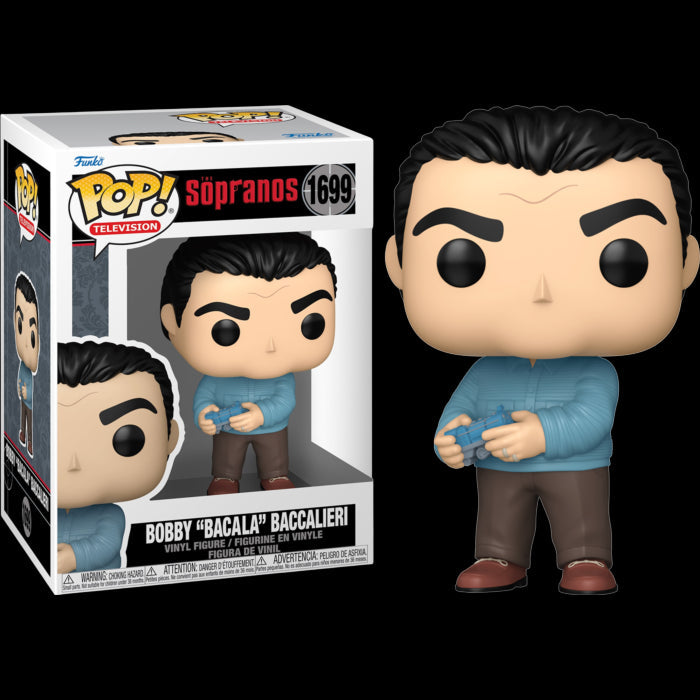 FUNKO POP TV: Sopranos S3- Bobby "Bacala" Baccaleri 9 cm - Disponibile in 2/3 giorni lavorativi Funko