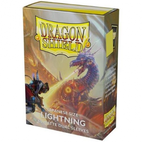 DRAGON SHIELD Small Sleeves - Japanese Matte Dual Lightning 'Ailia' (60 Sleeves) Dragon Shield