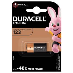 Duracell Batterie 3V DL123 CR123/CR123A/CR17345 1Cnf/1pz - Disponibile in 2-3 giorni lavorativi Duracell