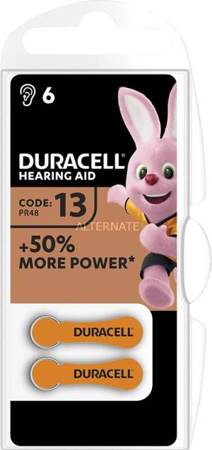 Duracell Batterie Acustiche Medical ActiveAir DA13 1Cnf/6pz - Disponibile in 2-3 giorni lavorativi Duracell