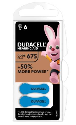 Duracell Batterie Acustiche Medical ActiveAir DA675 1Cnf/6pz - Disponibile in 2-3 giorni lavorativi Duracell