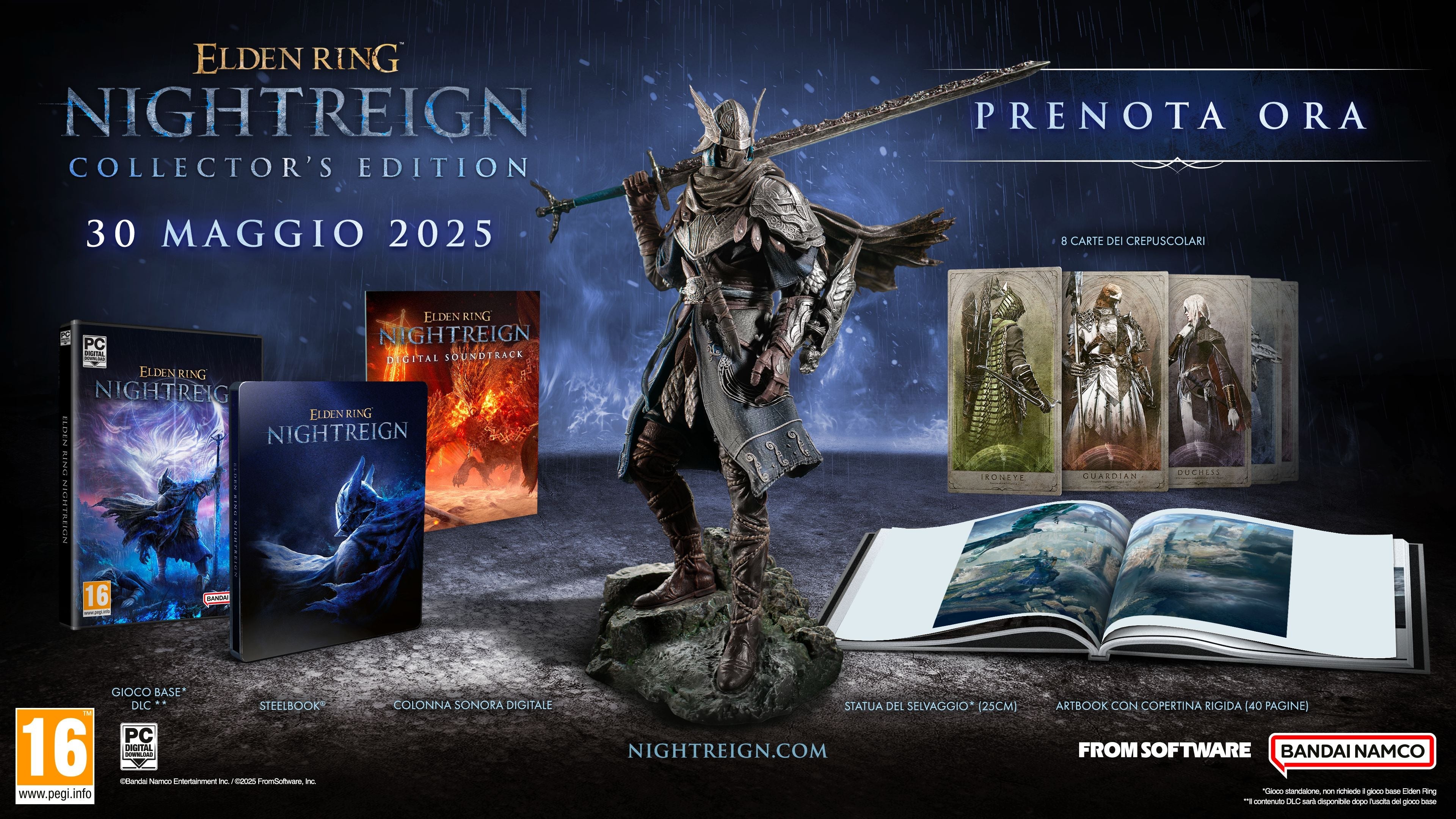 PC Elden Ring Nightreign Collector's Edition - Disponibile in 2/3 giorni lavorativi Namco Bandai
