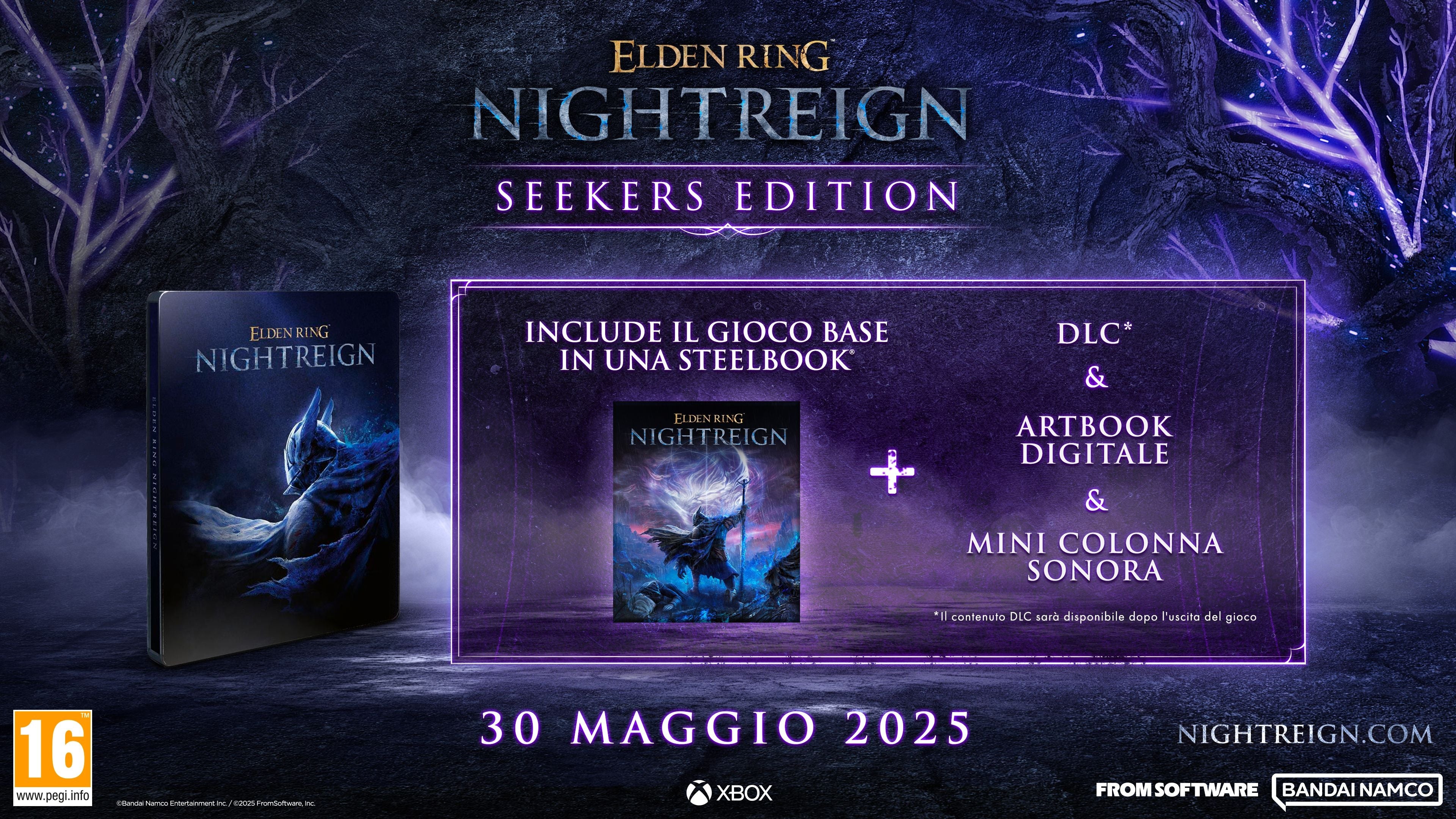 Xbox Series X Elden Ring Nightreign Seekers Edition - Disponibile in 2/3 giorni lavorativi Namco Bandai