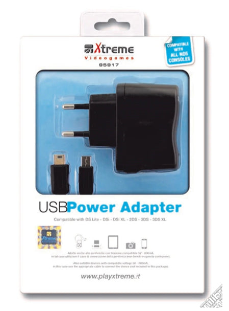 XTREME USB Power Adapter (DSLite, DSi, DsiXL, 2DS, 3DS, New 3DS, 3DS XL, New 3DS XL) Xtreme