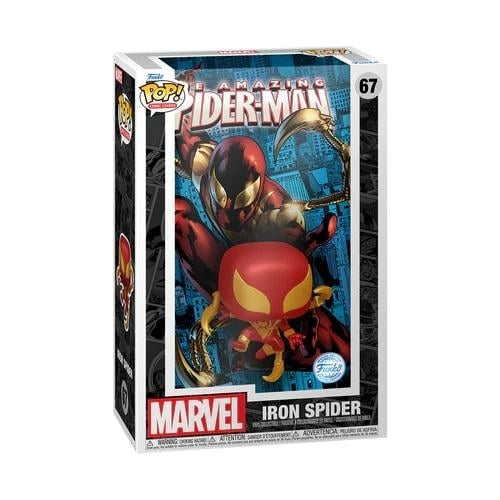 FUNKO POP Comics Cover : Marvel - 67 Iron Spider (Exclusive) - Disponibile in 2/3 giorni lavorativi Funko