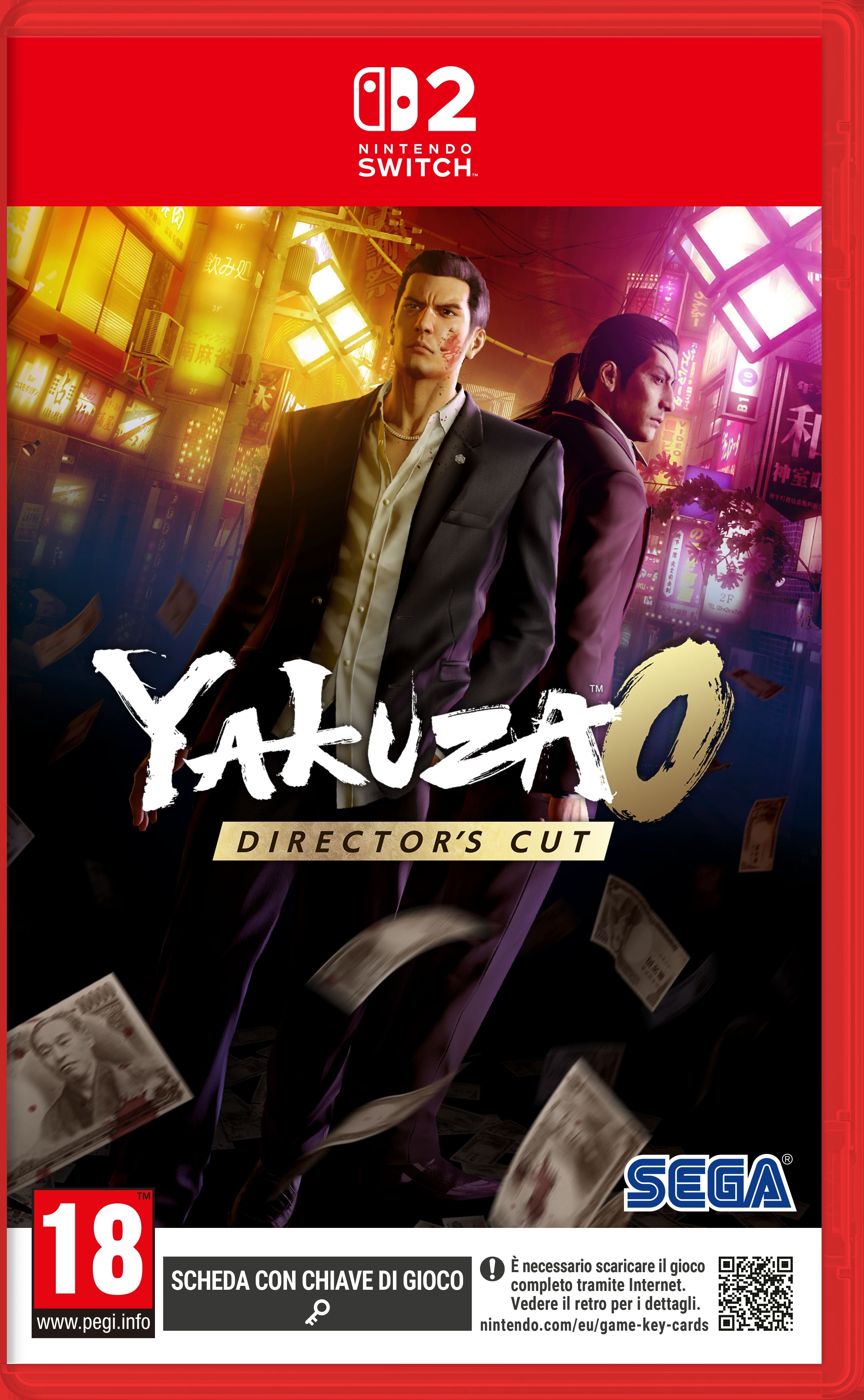 Switch 2 Yakuza 0 Director’s Cut Usato garantito - Disponibilità immediata Plaion