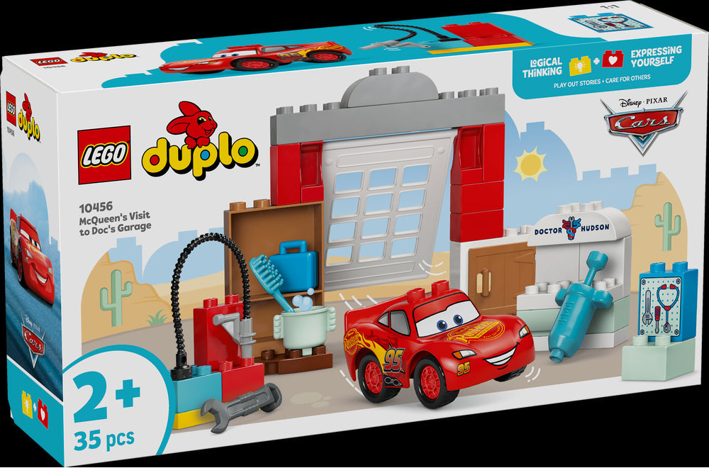 LEGO 10456 La visita di McQueen all’officina di Doc - Disponibile in 2/3 giorni lavorativi LEGO