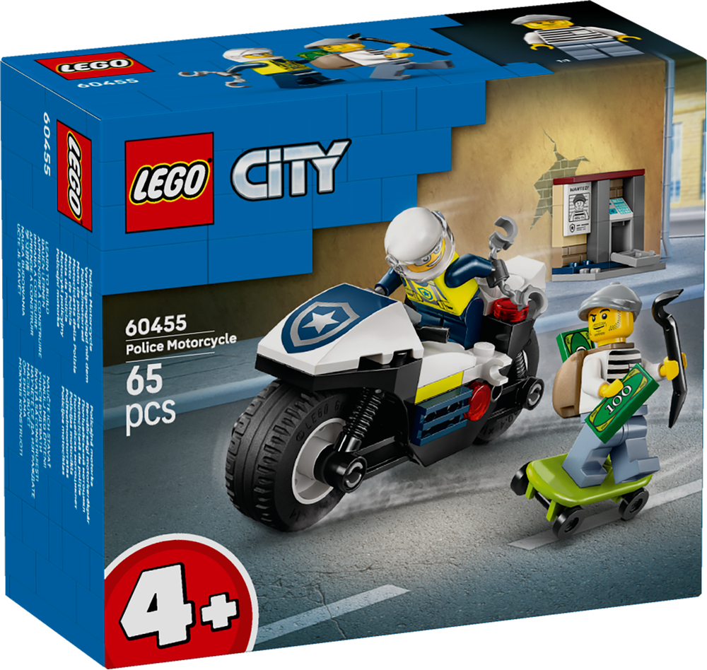 LEGO 60455 City - Inseguimento della moto della Polizia LEGO