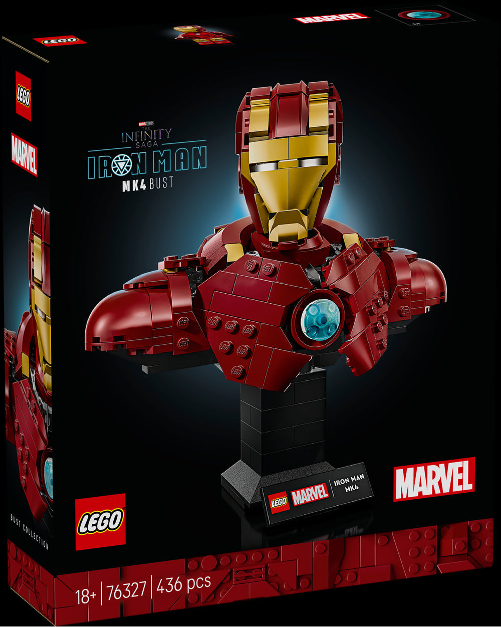 LEGO 76327 Busto di Iron Man MK4 - Disponibile in 2/3 giorni lavorativi LEGO