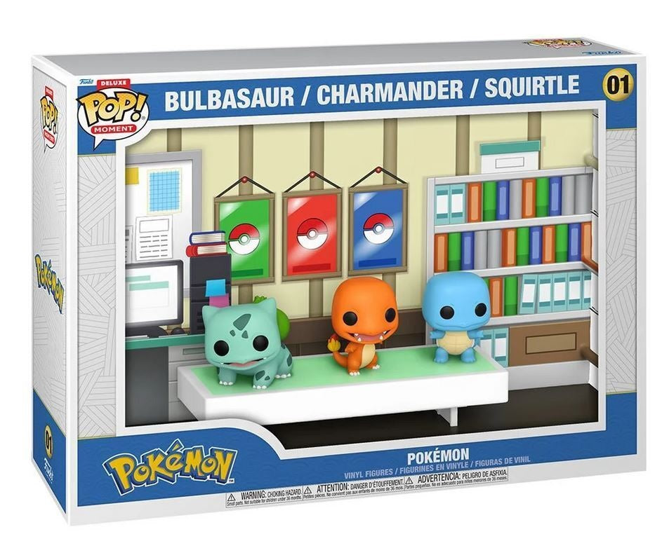 FUNKO POP Moments Deluxe Pokemon Starters - Disponibile in 2/3 giorni lavorativi Funko