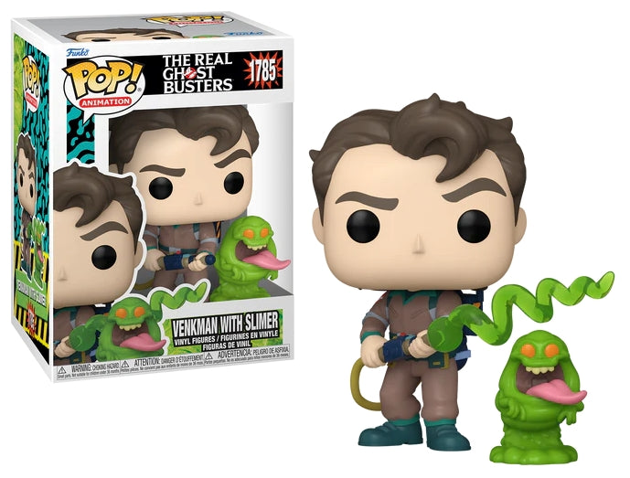 FUNKO POP&Buddy: The Real Ghostbusters- Venkman w/Slimer 9 cm - Disponibile in 2/3 giorni lavorativi Funko