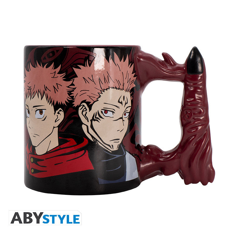 ABYSTYLE JUJUTSU KAISEN - Tazza 3D handle: "Sukuna's finger - Disponibile in 2/3 giorni lavorativi Abystyle