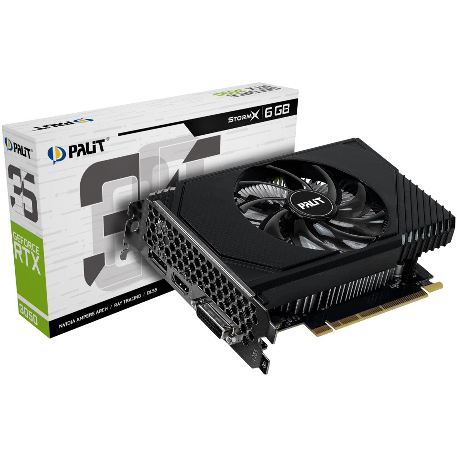 Scheda Video Palit Nvidia GeForce RTX 3050 6GB GDDR6 StormX NE63050018JE-1070F GameSIDE&Tech