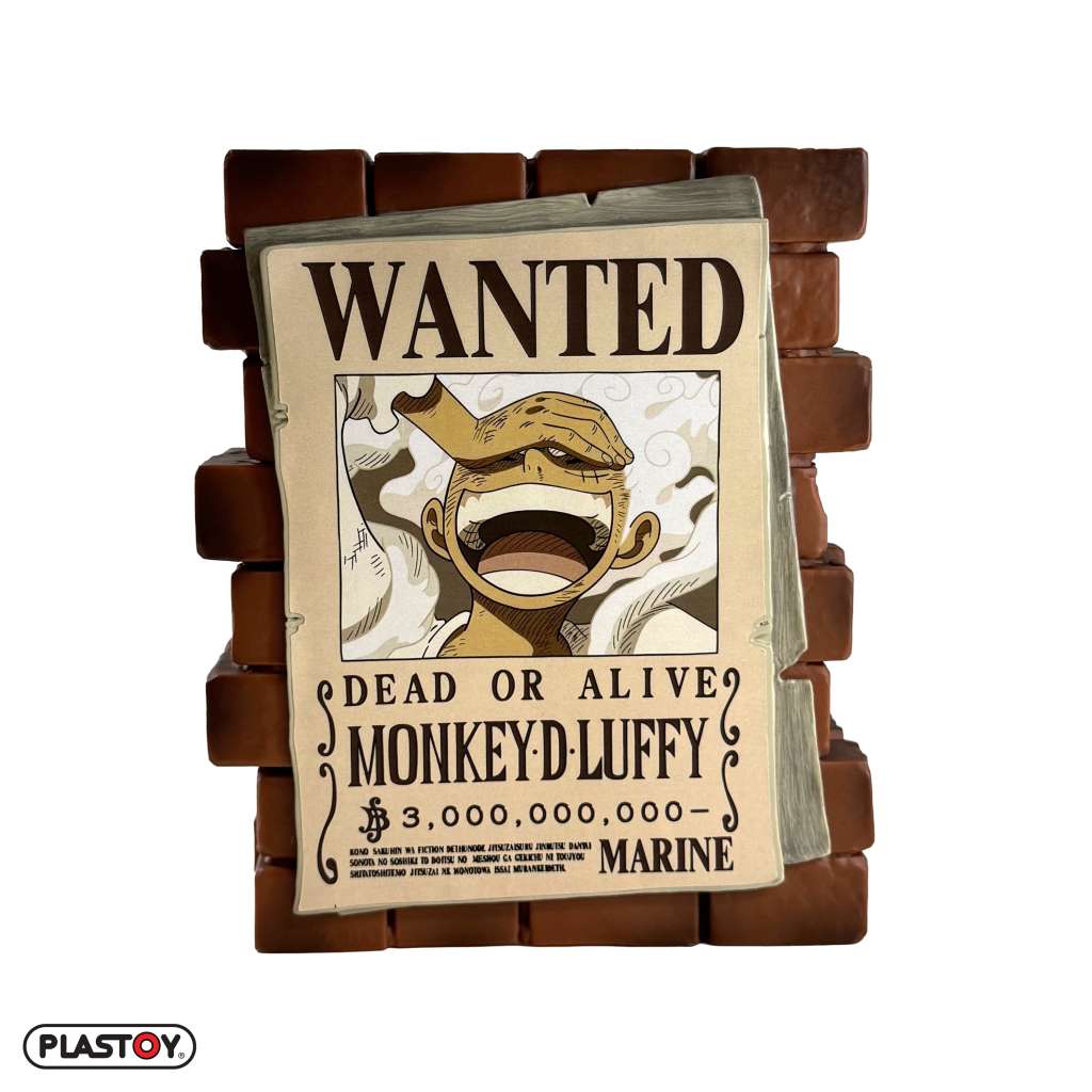 106332 - One piece poster wanted luffy Salvadanaio GED