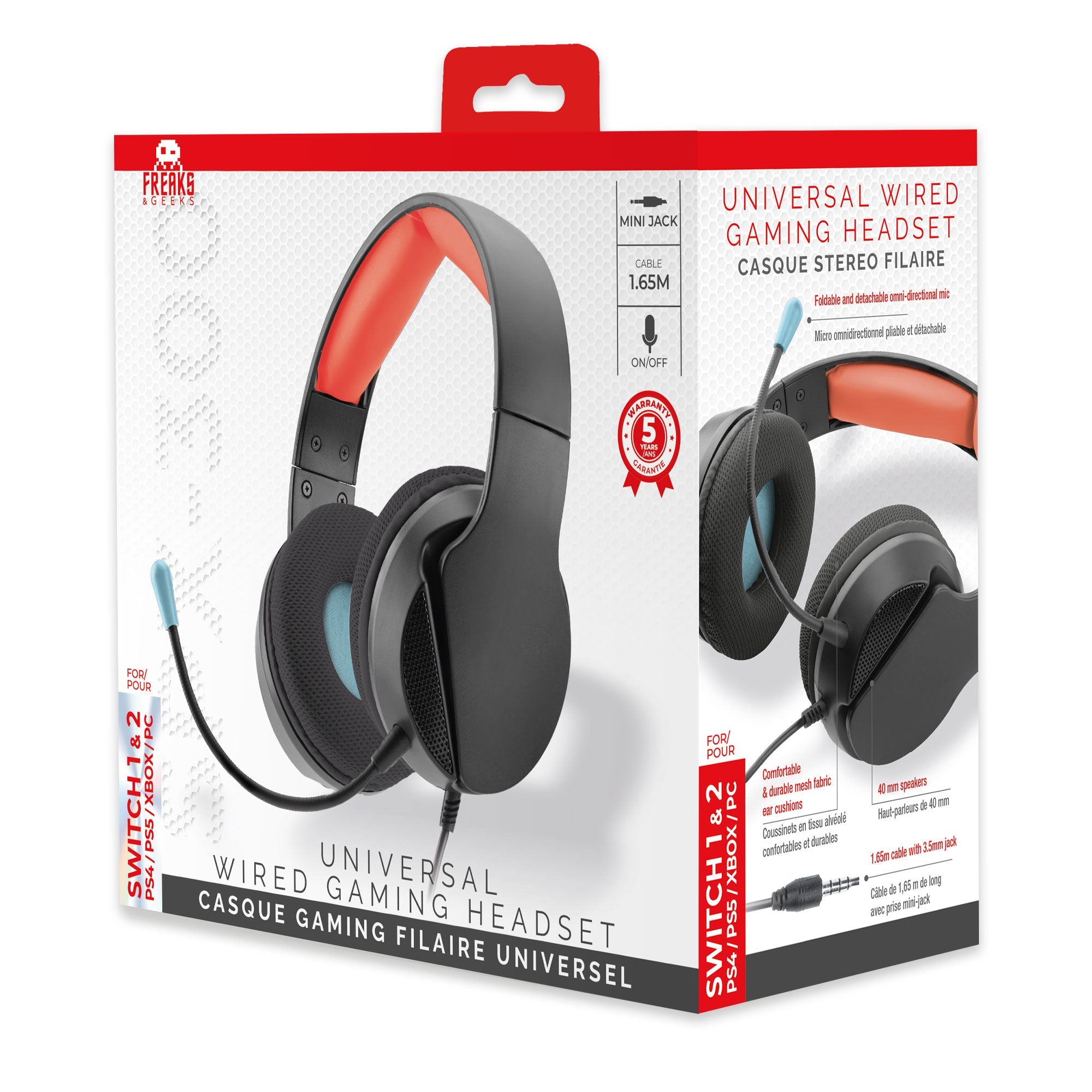 FREAKS AND GEEKS Headset Switch 2 / Universal SPX-300 - Disponibile in 2/3 giorni lavorativi Trade Invaders