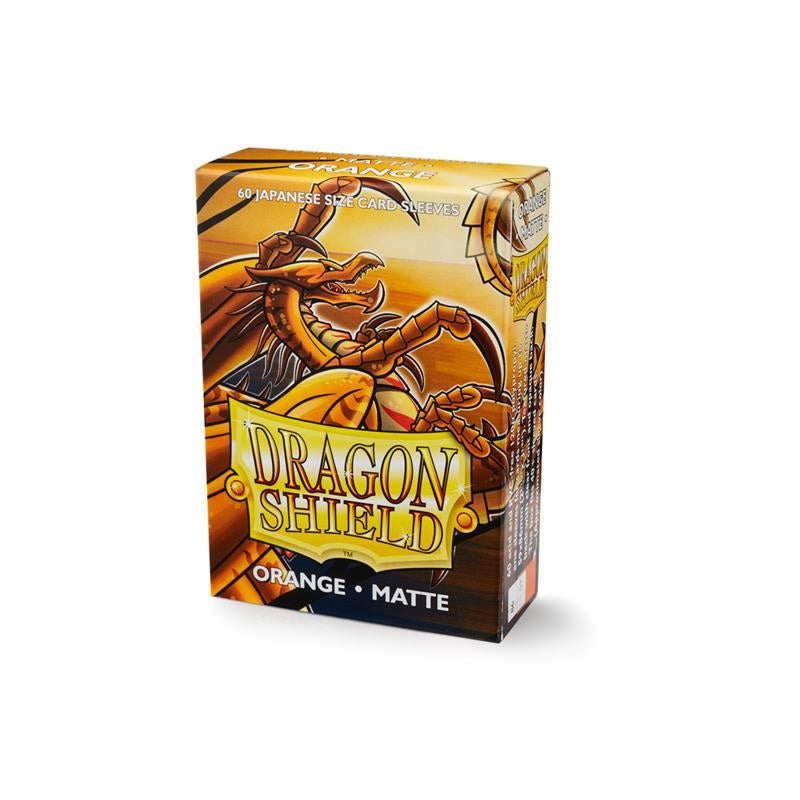 DRAGON SHIELD Small Sleeves - Japanese Matte Orange (60 Sleeves) - Disponibile in 2/3 giorni lavorativi Dragon Shield