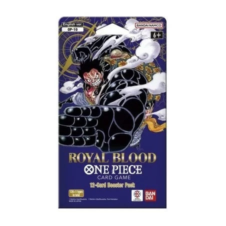 BANDAI ONE PIECE CARD GAME - OP-10 Royal Blood Paper Sleeve Case (Display 144 packs) - ENG - Disponibile in 2/3 giorni lavorativi Bandai TCG