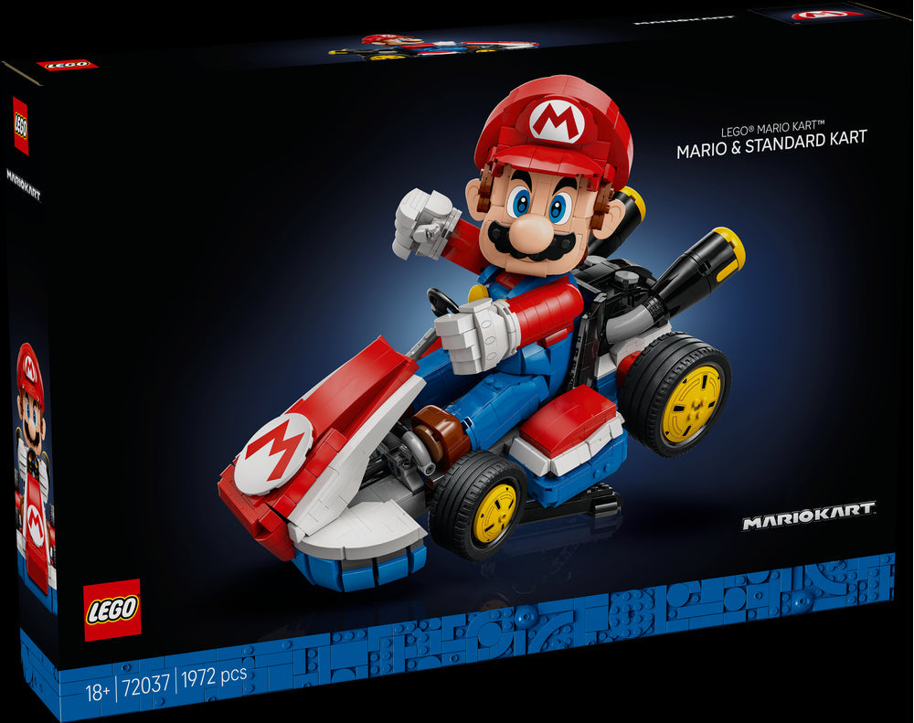 LEGO 72037 SUPER MARIO - Mario Kart: Mario e Kart standard - Disponibile in 2/3 giorni lavorativi LEGO