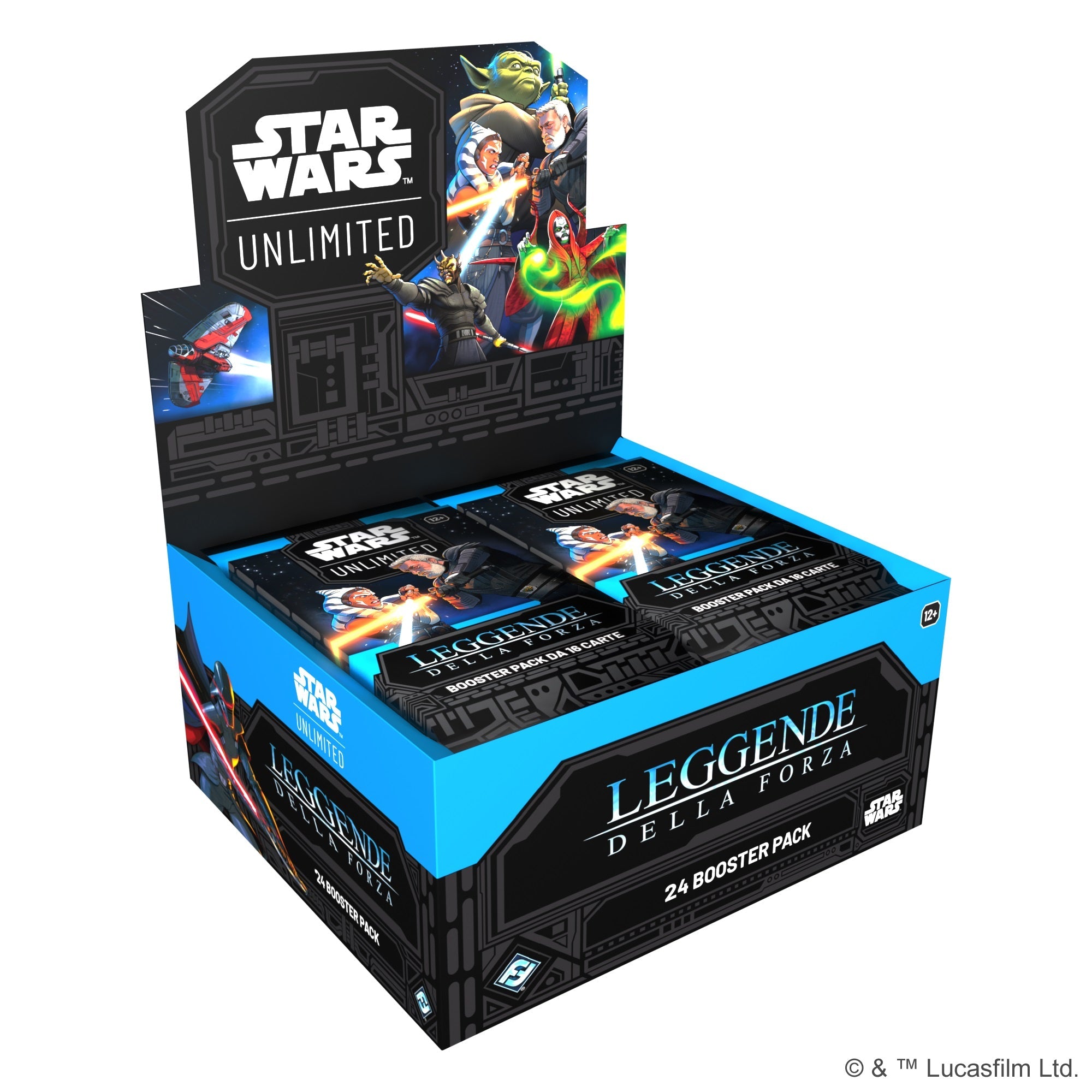 ASMODEE - STAR WARS UNLIMITED - LEGGENDE DELLA FORZA: BOOSTER IT (DISPLAY 24 BUSTE) ITA - Disponibile in 2/3 giorni lavorativi Asmodee