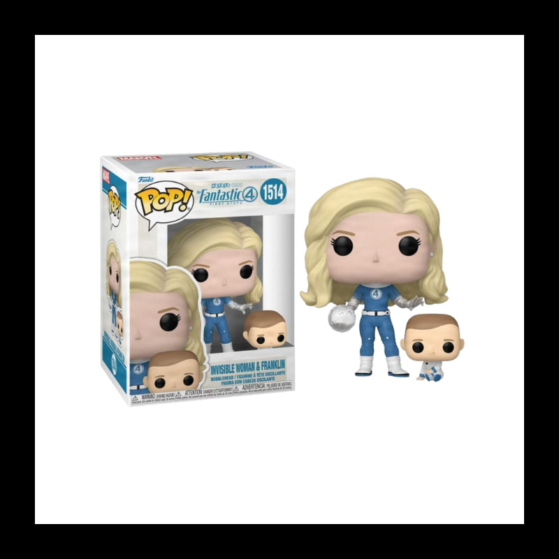 FUNKO POP&Buddy: The Fantastic Four S1- Invisable Woman & Franklin 9 cm - Disponibile in 2/3 giorni lavorativi Funko