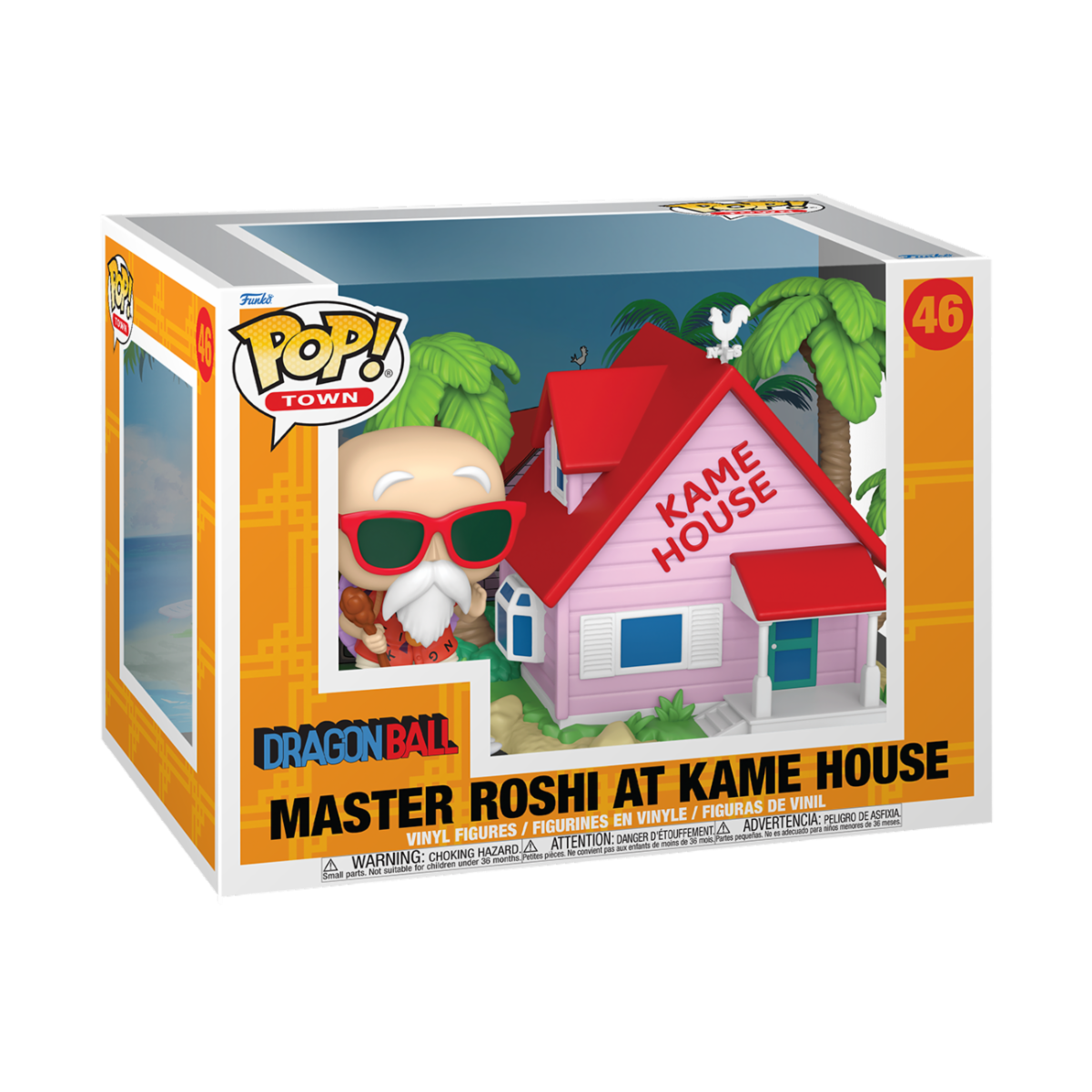 FUNKO POP Town: Dragon Ball- Kame House w/Master Roshi Funko