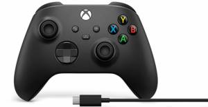 Microsoft Xbox Serie X/S Controller Black + Cavo W10 Microsoft