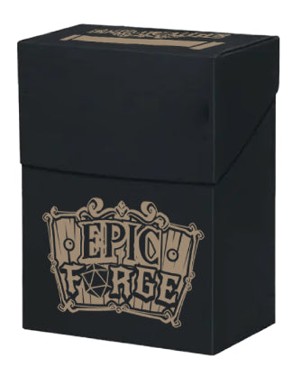 EPIC FORGE Deck Box 80 cards Black/Gold Trade Invaders
