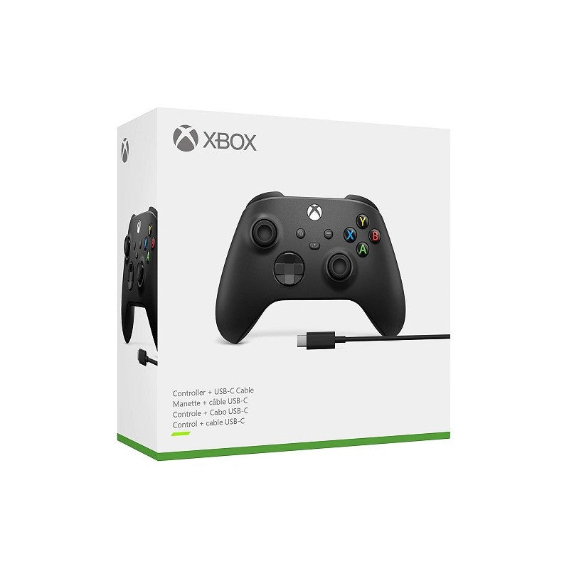 Microsoft Xbox Serie X/S Controller Black + Cavo W10 Microsoft