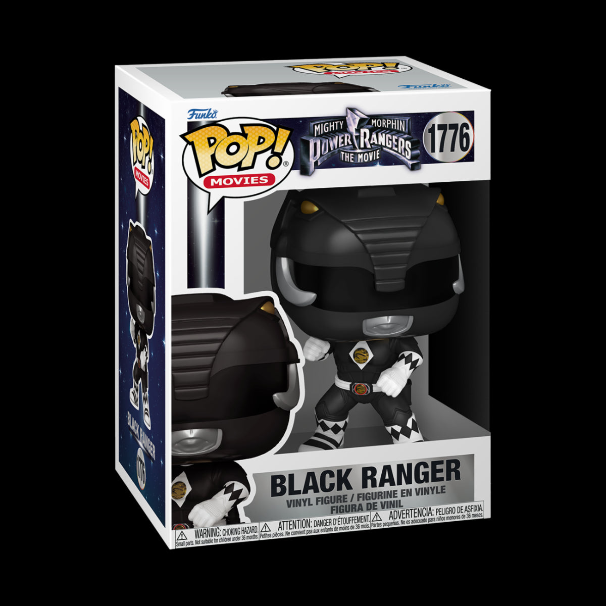 FUNKO POP Movies: Mighty Morphin Power Rangers Movie- Black Ranger 9 cm Funko