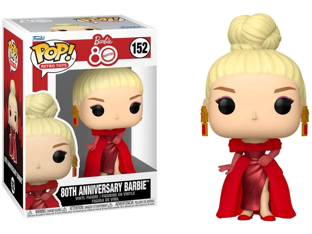 FUNKO POP Vinyl: Retro Toy S9- Mattel 80th Anni. Barbie 9 cm Funko
