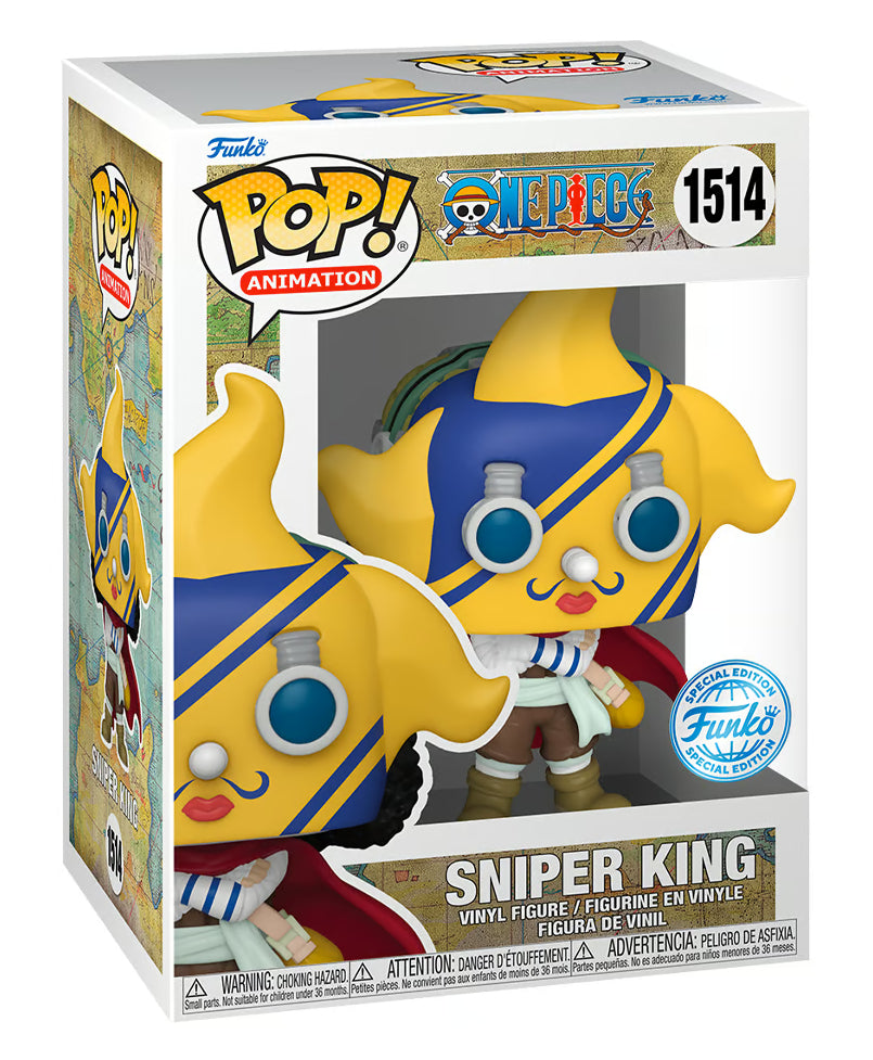 FUNKO POP One Piece: 1514 Sniper King WChase (Exclusive) 9cm Funko