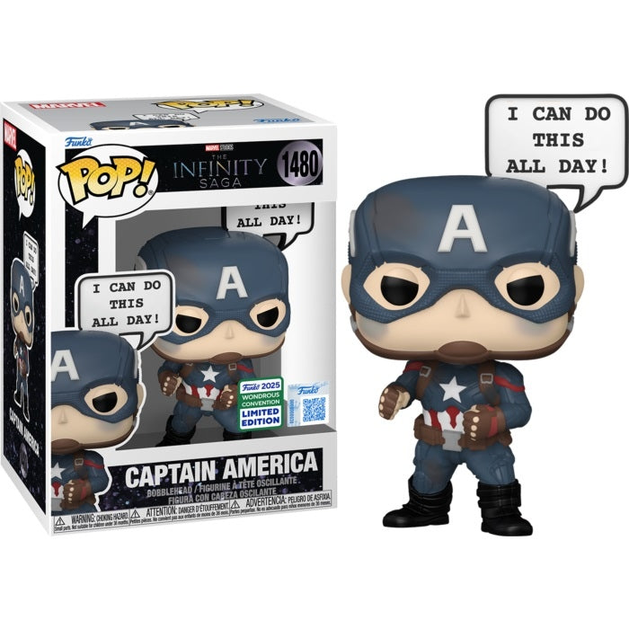 FUNKO POP Marvel - 1480 Captain America (Exclusive) 9 cm Funko