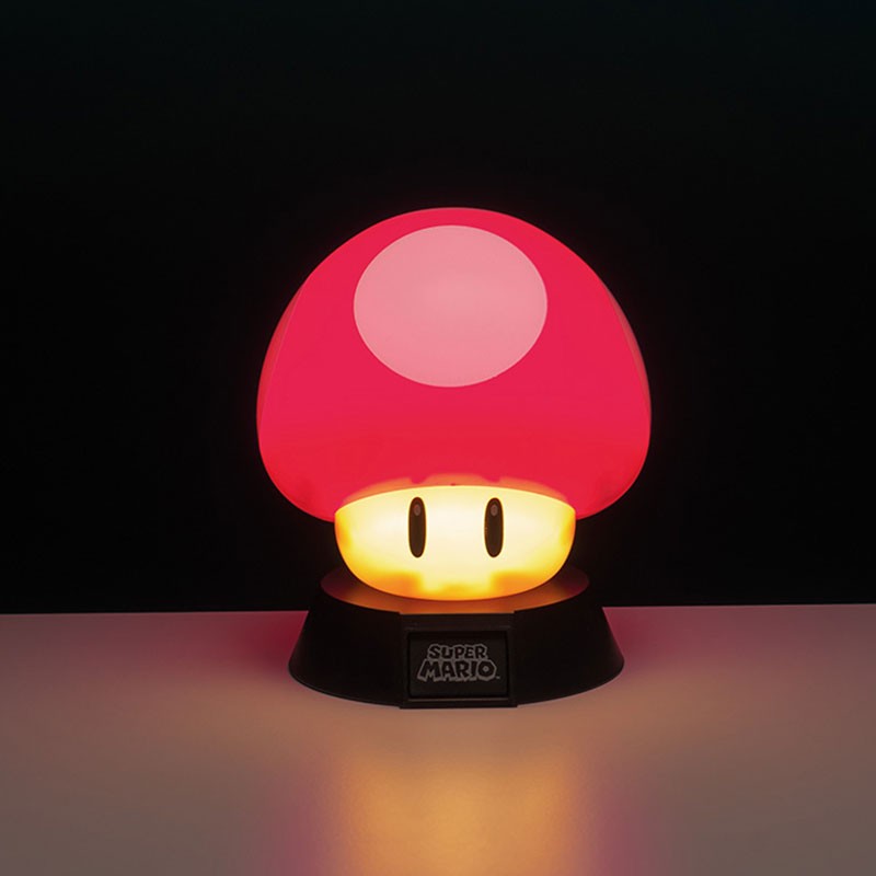 PALADONE NINTENDO SUPER MARIO ICON MUSHROOM POWER-UP LAMPADA 3D Paladone