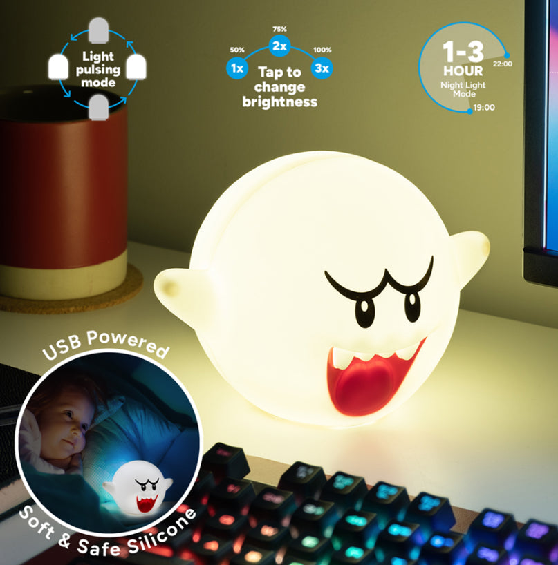 PALADONE - Boo SquishyGlo Silicone Light Rechargeable Paladone