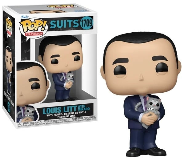FUNKO POP Television:Suits - 1709 Louis Litt With Mikado 9 cm Funko