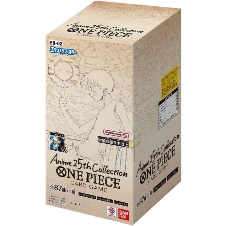 BANDAI ONE PIECE CARD GAME - EB-02 - ANIME 25TH COLLECTION DISPLAY (24 buste) - JAP (prodotto da collezione) TCG JP