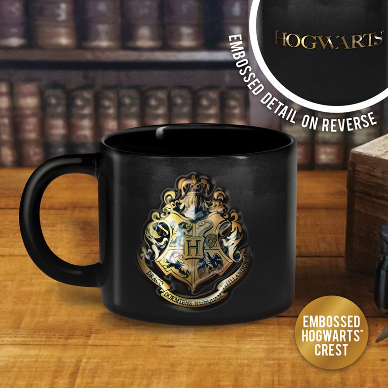 PALADONE - HARRY POTTER Hogwarts Crest Embossed Mug Paladone
