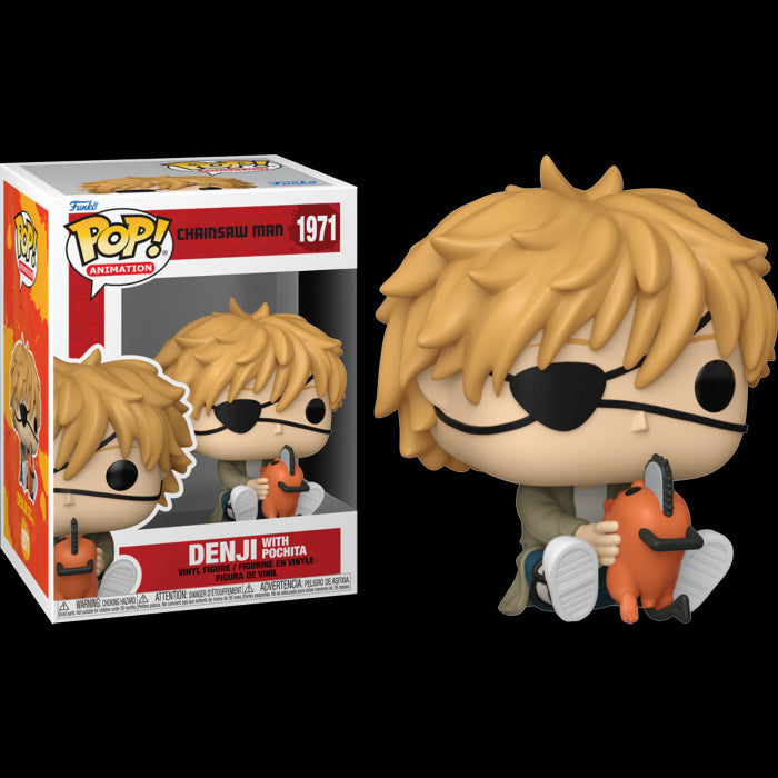 FUNKO CHAINSAW MAN - POP Animation N° 1971 - Denji & Pochita 9 cm Funko
