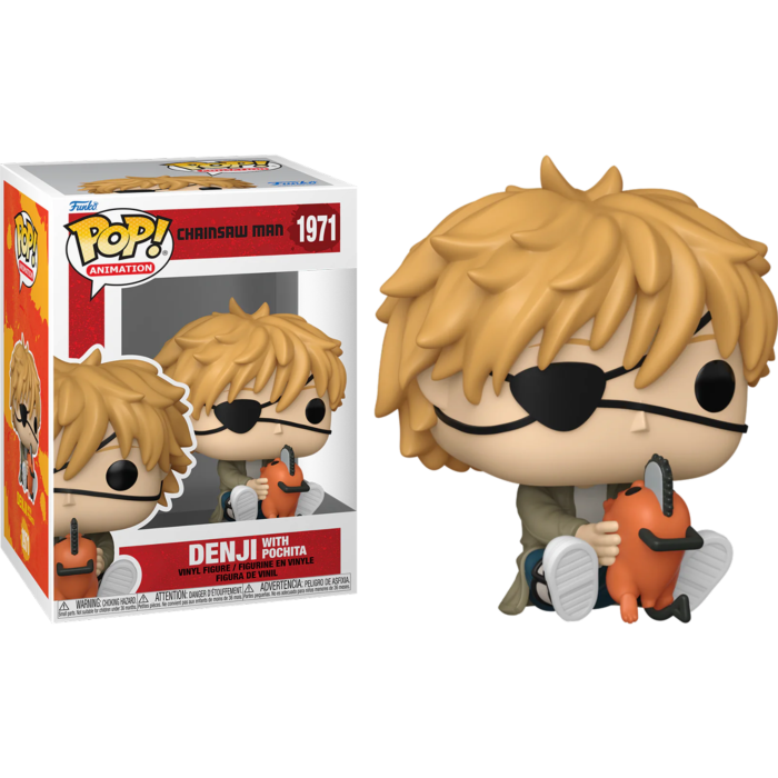 FUNKO CHAINSAW MAN - POP Animation N° 1971 - Denji & Pochita 9 cm Funko