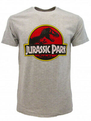 JURASSIC PARK : LOGO T-shirt M grigia GED