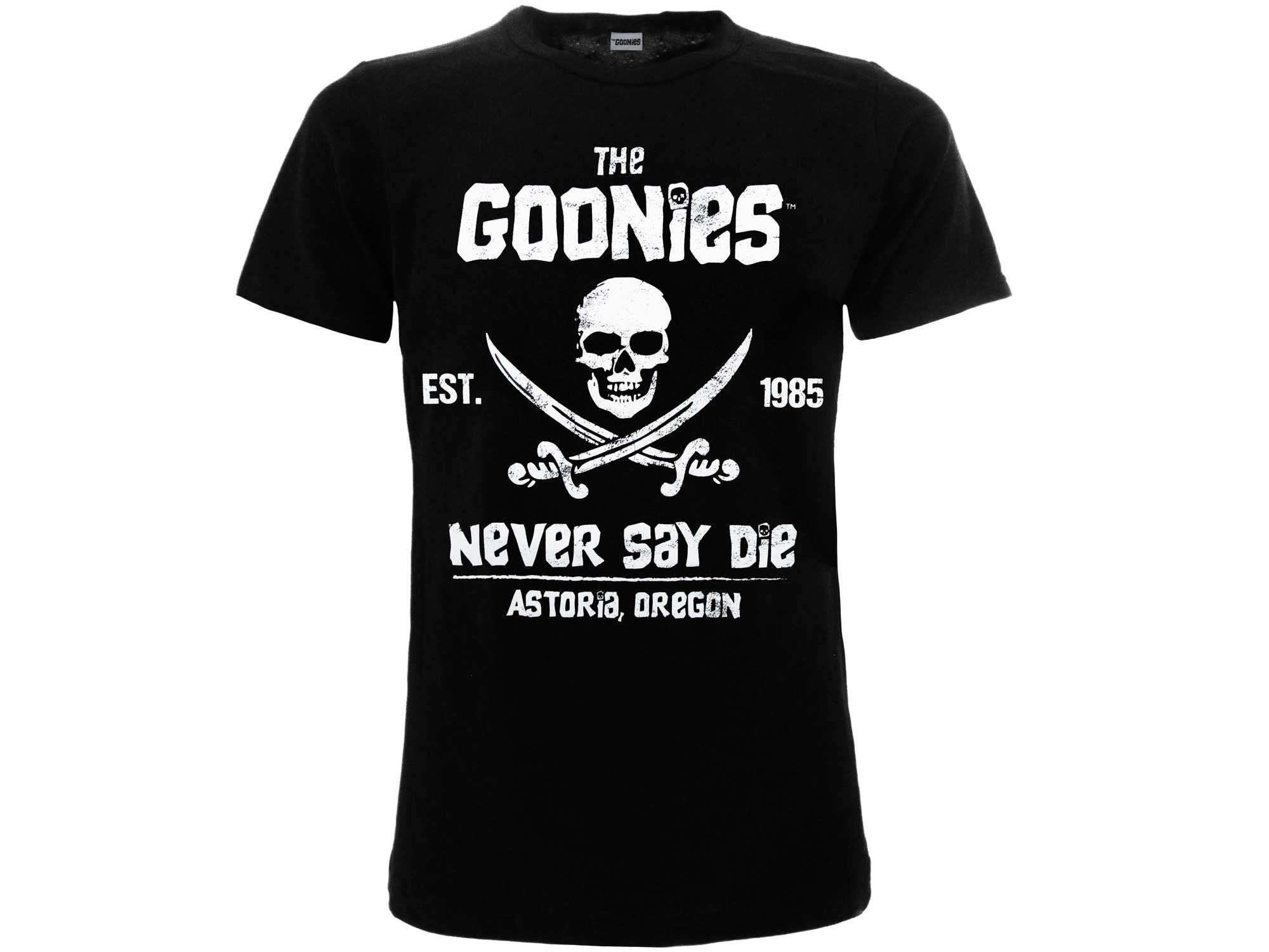 THE GOONIES - NEVER SAY DIE T-shirt M nera GED