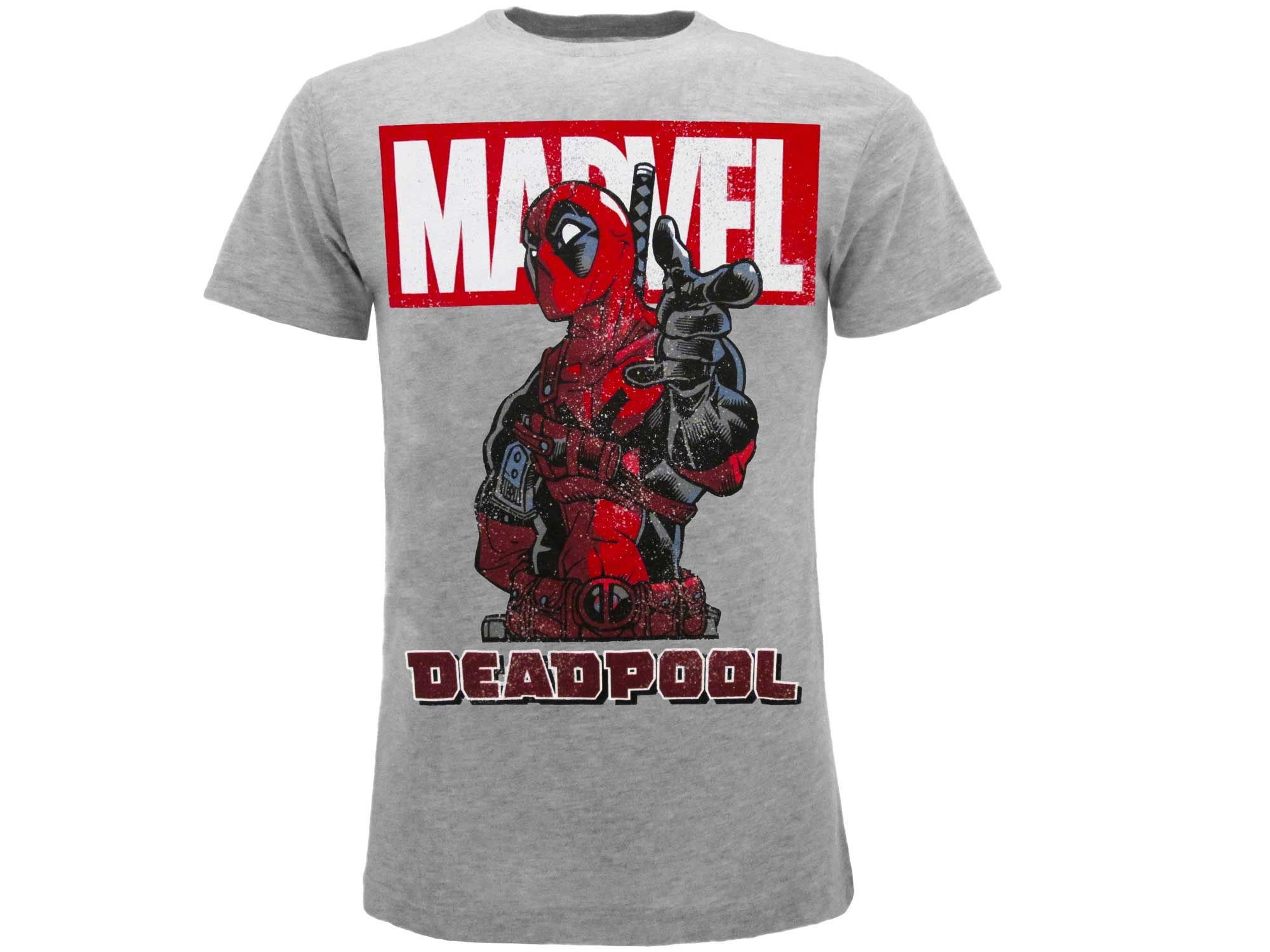 MARVEL DEADPOOL - T-shirt M grigia GED