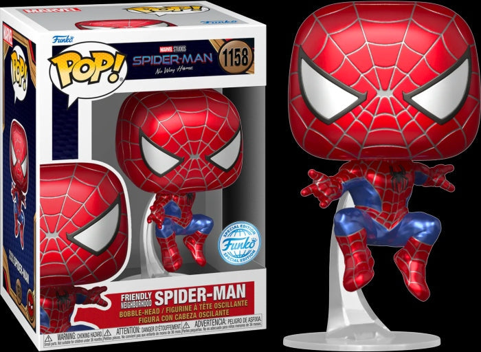 FUNKO POP Marvel: Spider-Man No Way Home - 1158 Spider-Man (Exclusive) (MT) 9 cm Funko