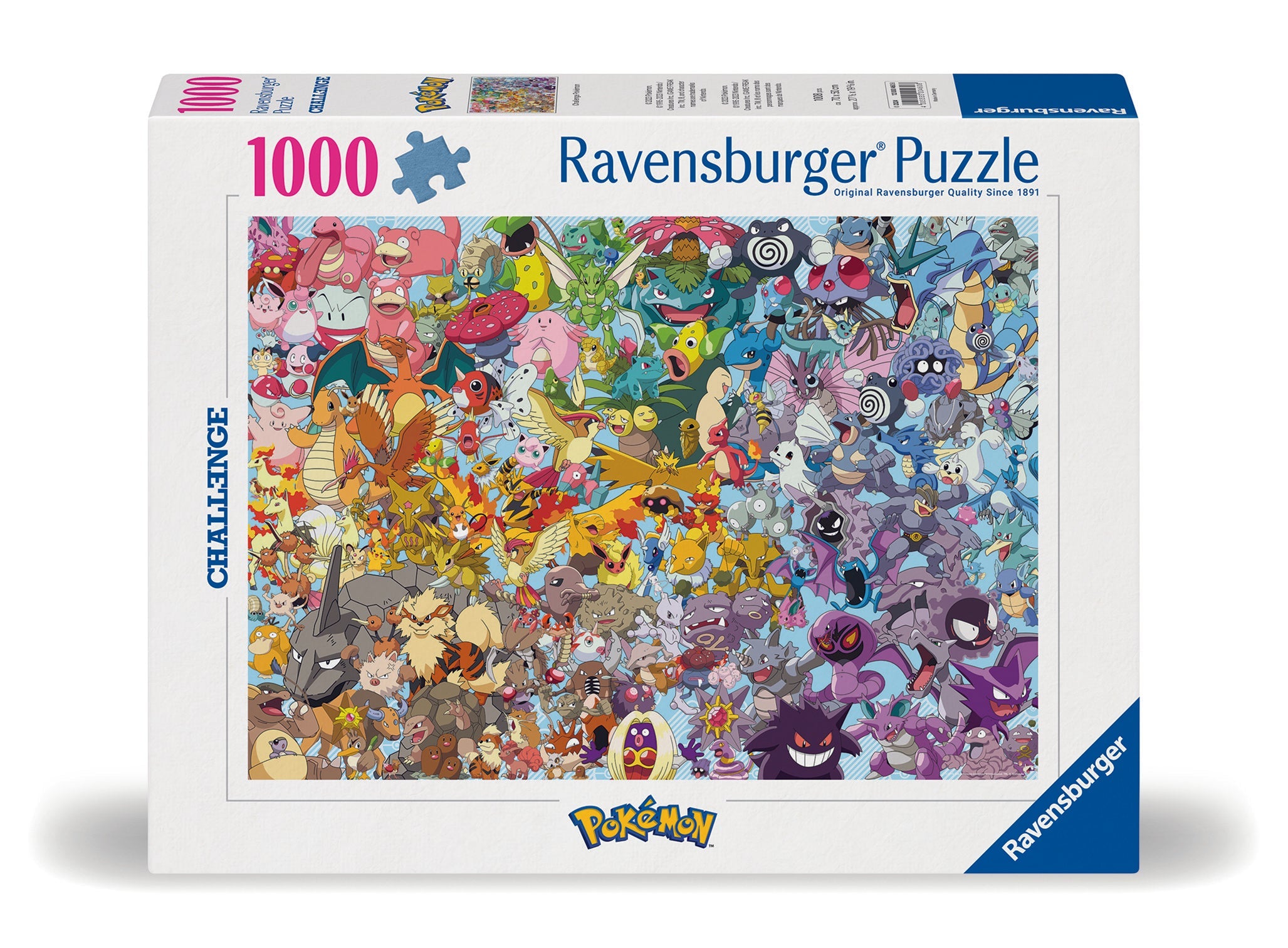 RAVENSBURGER Pokemon Challenge Puzzle challenge 1000 pz Ravensburger