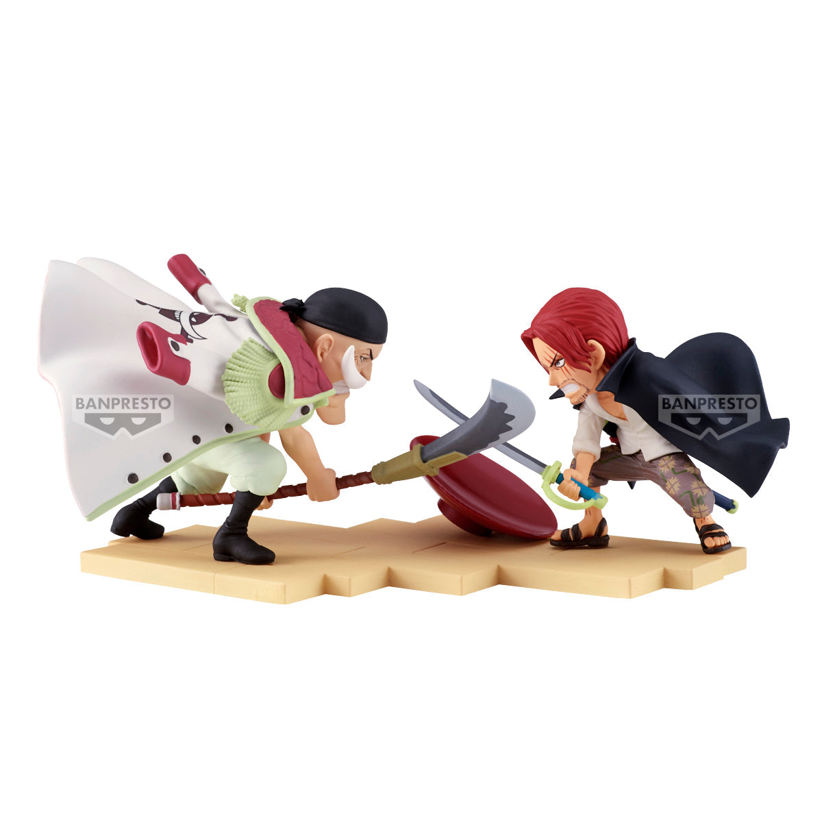 BANPRESTO 29081 - One Piece World Collectable Figure Log Stories - Edward.Newgate Vs Shanks Banpresto