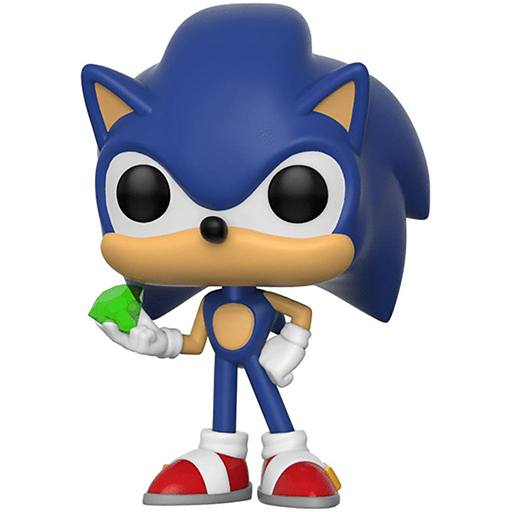 FUNKO POP Sonic the Hedgehog - 284 Sonic w/Emerald 9 cm Funko