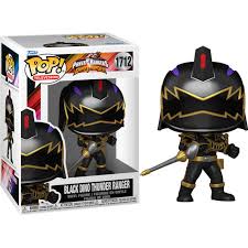 FUNKO POP TV: Power Rangers DT- Black Dino Ranger 9 cm Funko