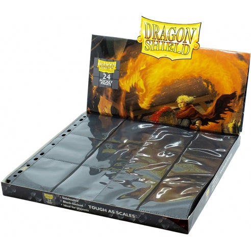 DRAGON SHIELD 24-Pocket Pages Display (50 Pages) Dragon Shield